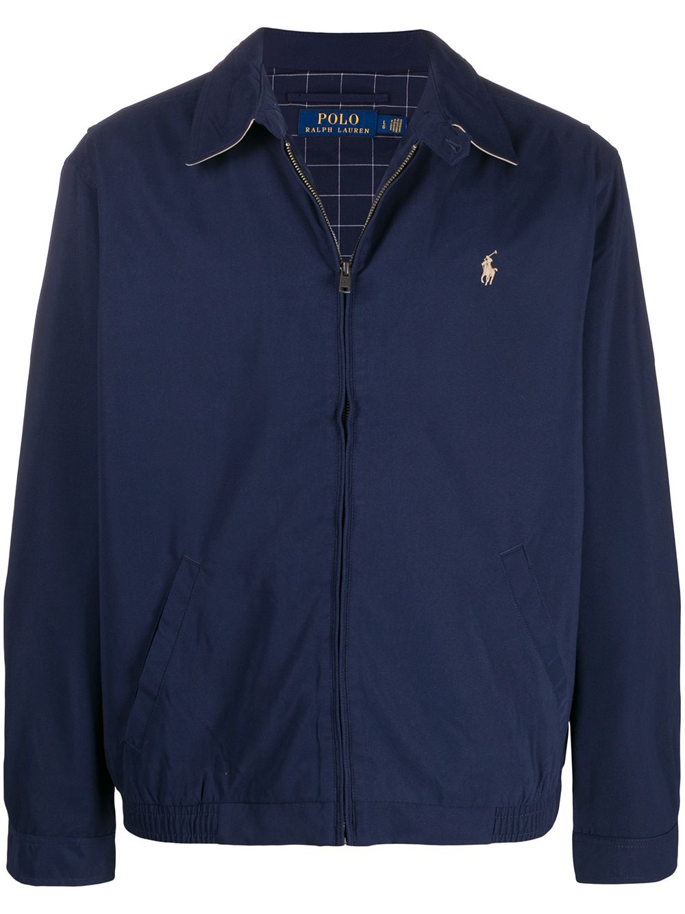 Jaqueta POLO RL Zíper com Logo Detalhada