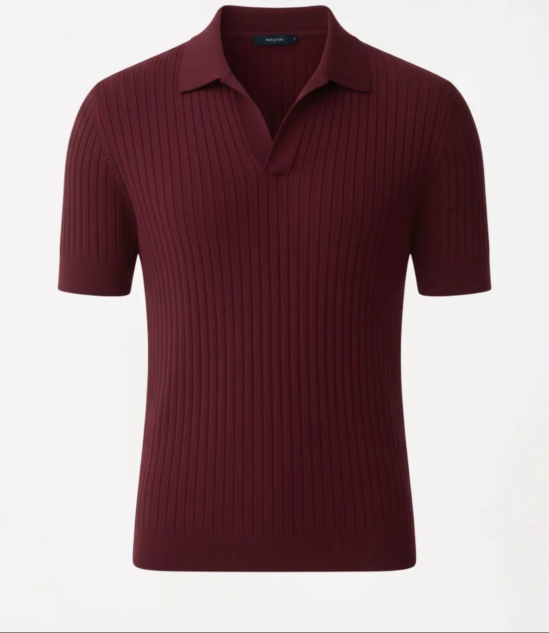 Polo em Malha Canelada Premium