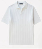 Polo em Malha Canelada Premium