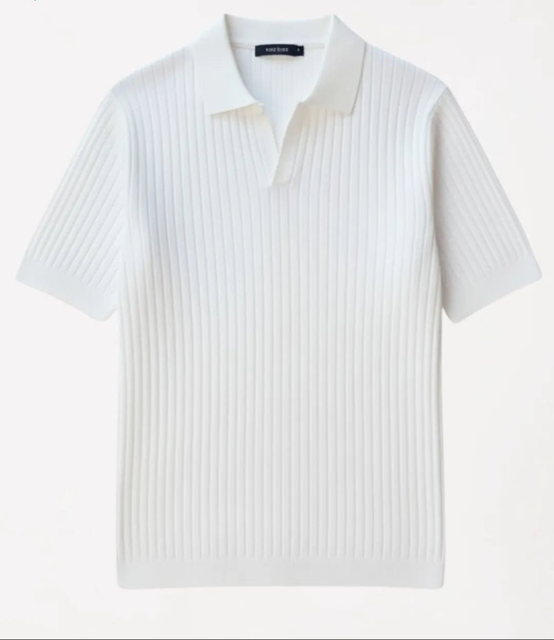 Polo em Malha Canelada Premium
