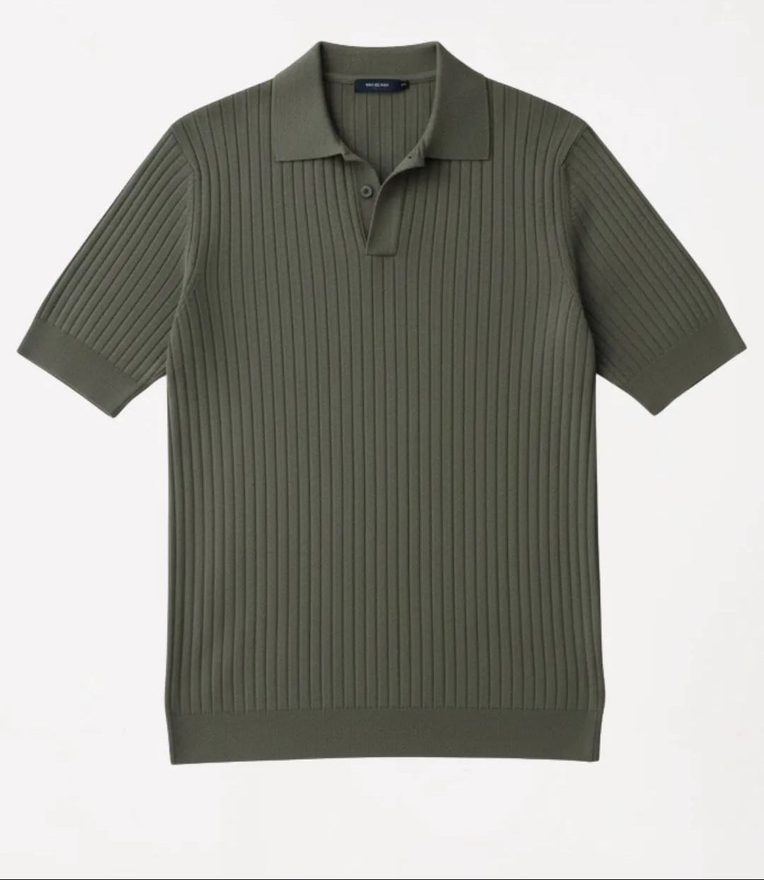 Polo em Malha Canelada Premium