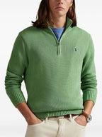 Suéter POLO RL Bordado e Zíper