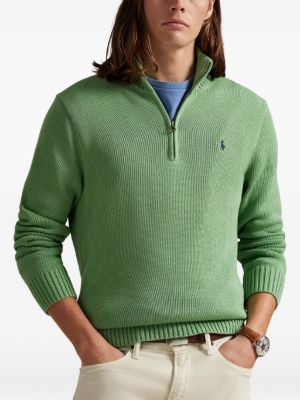 Suéter POLO RL Bordado e Zíper