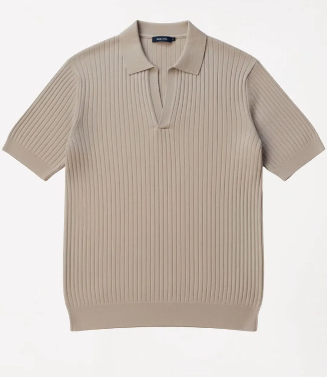 Polo em Malha Canelada Premium