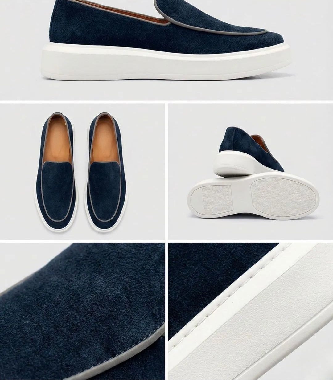 Belgian Loafer Hybrid em Camurça