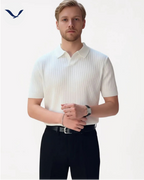 Polo em Malha Canelada Premium