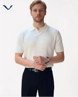 Polo em Malha Canelada Premium