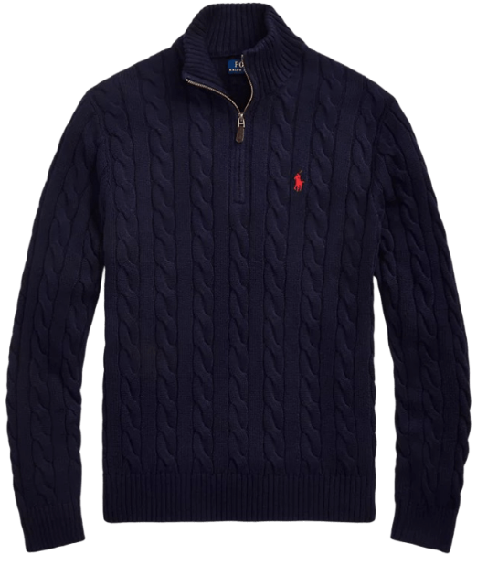 COMPRE 1 LEVE 2 - Suéter POLO RL tricô com zíper