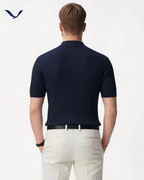 Polo em Malha Canelada Premium