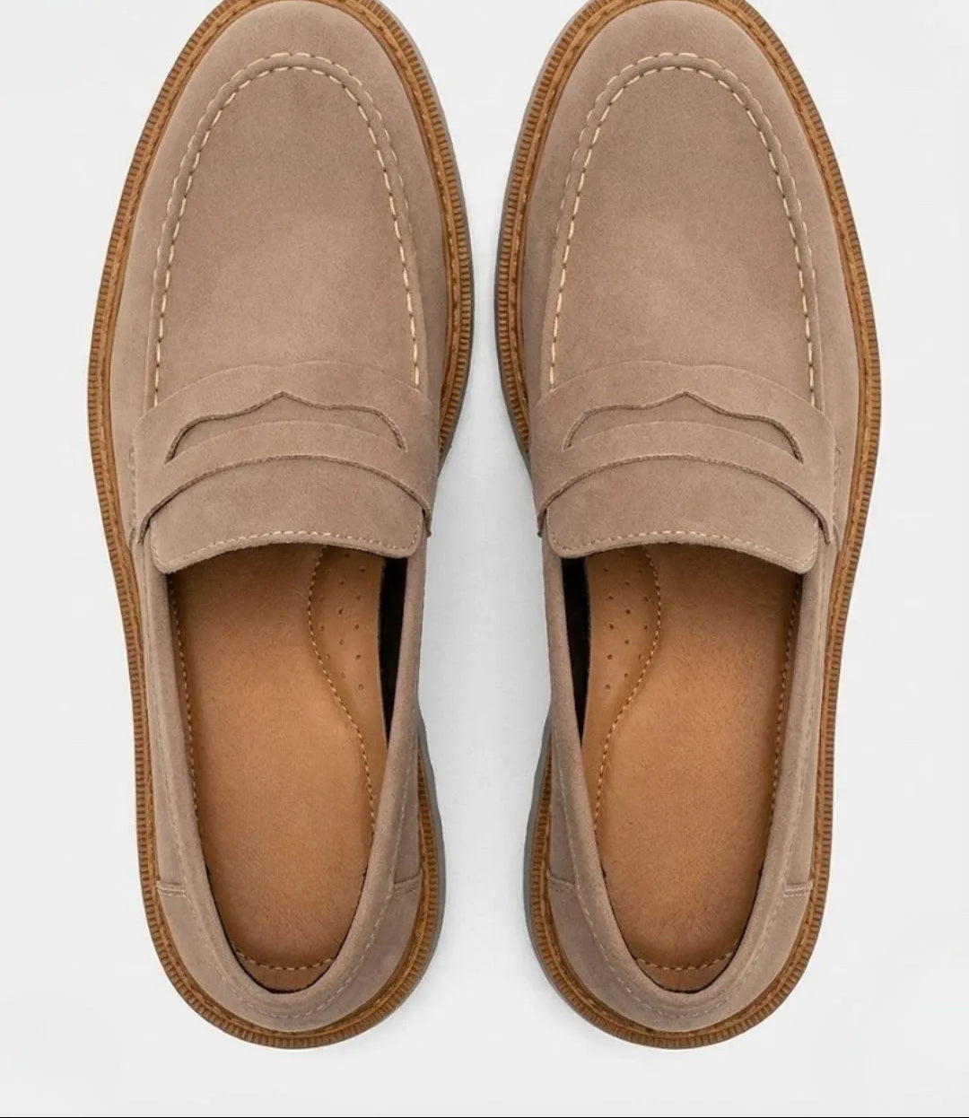 Mocassim Penny Loafer Camurça