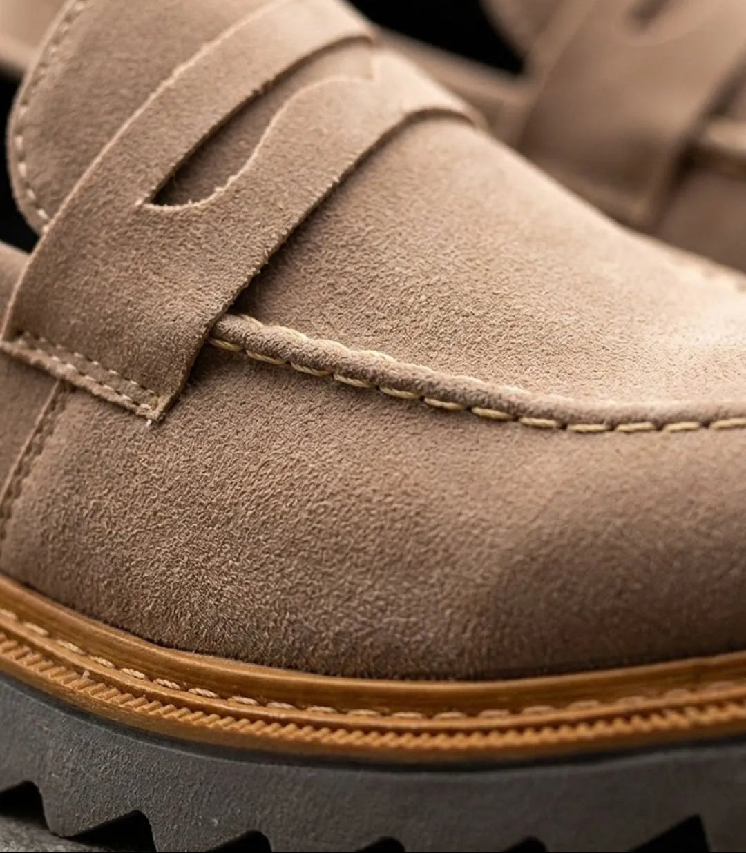 Mocassim Penny Loafer Camurça