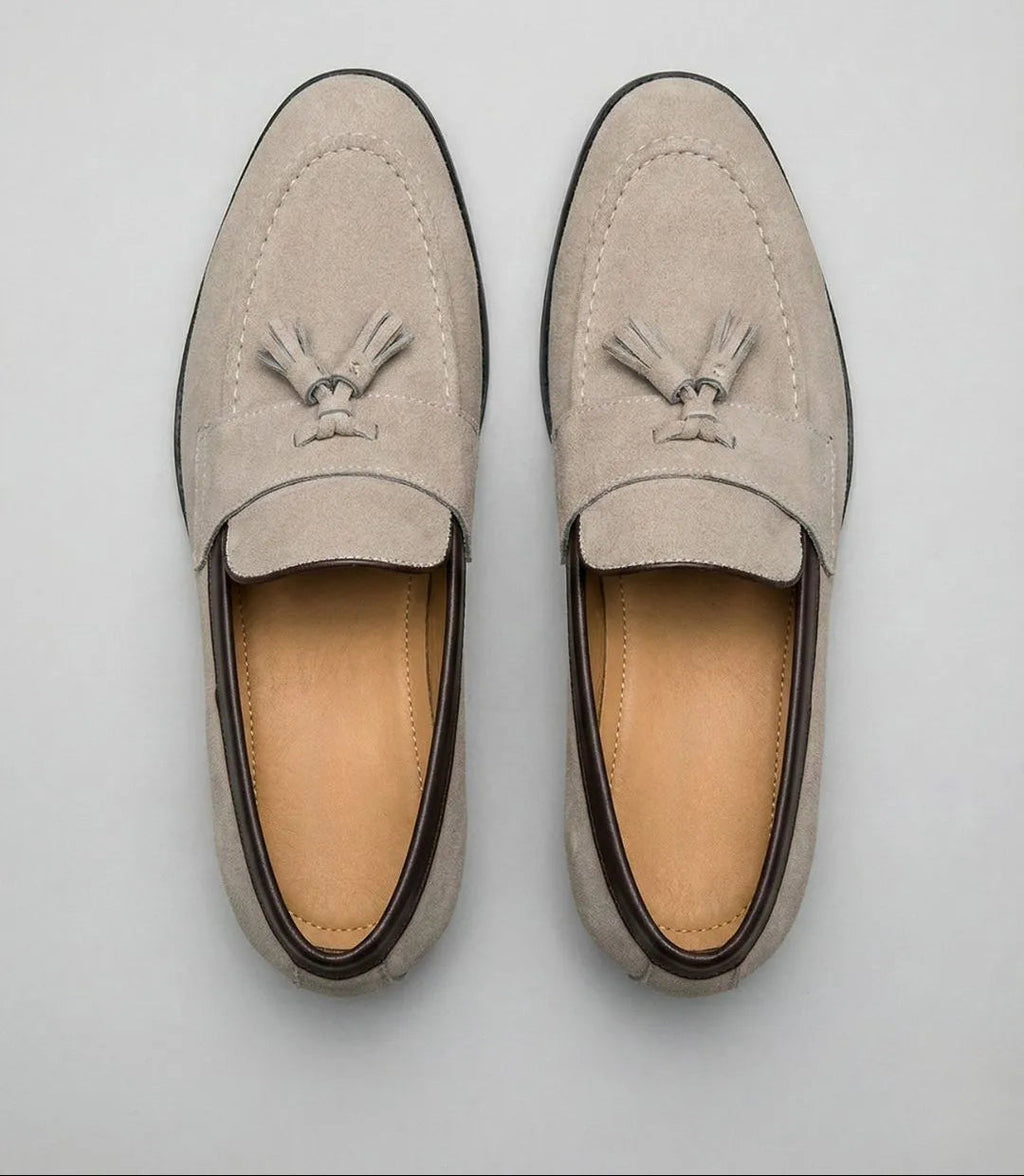 Mocassim Tassel Loafer de Camurça