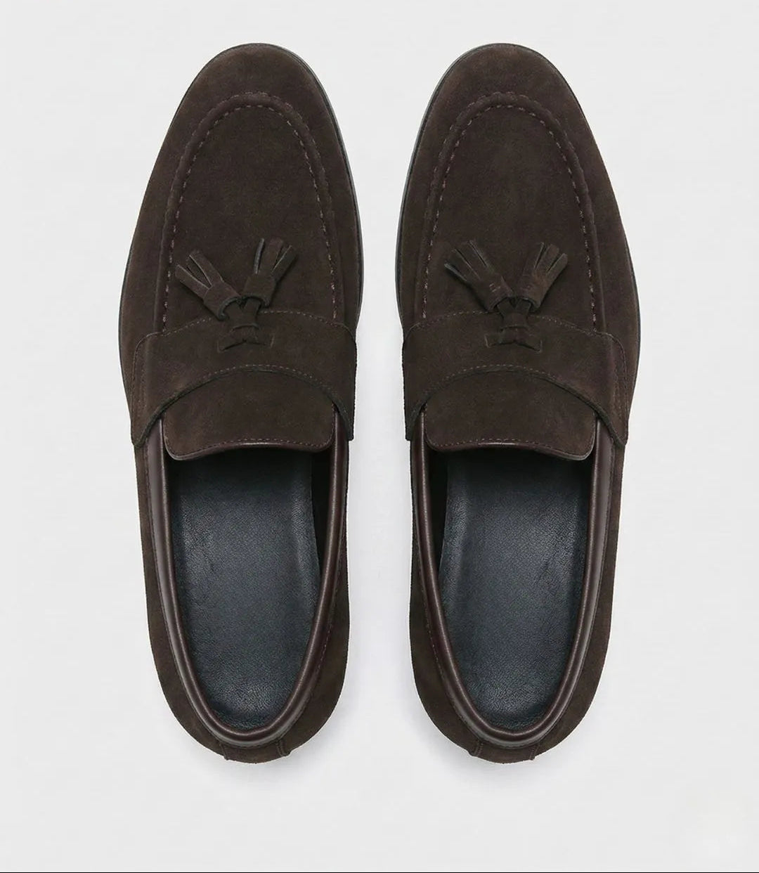 Mocassim Tassel Loafer de Camurça