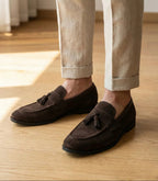 Mocassim Tassel Loafer de Camurça