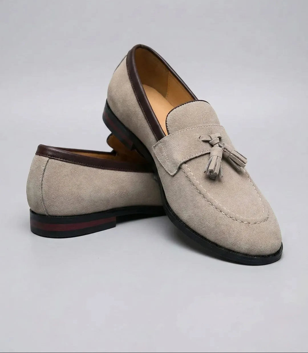 Mocassim Tassel Loafer de Camurça