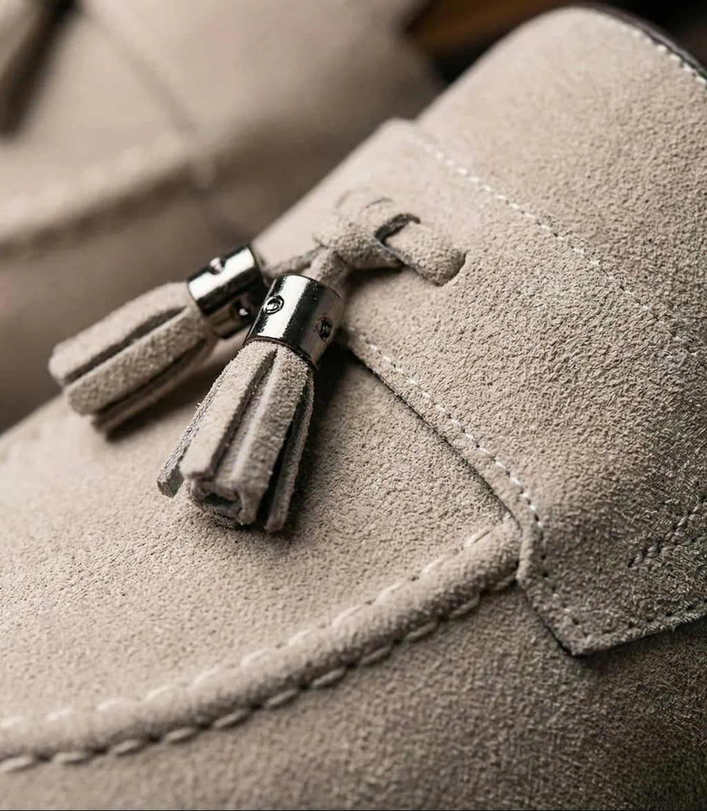 Mocassim Tassel Loafer de Camurça