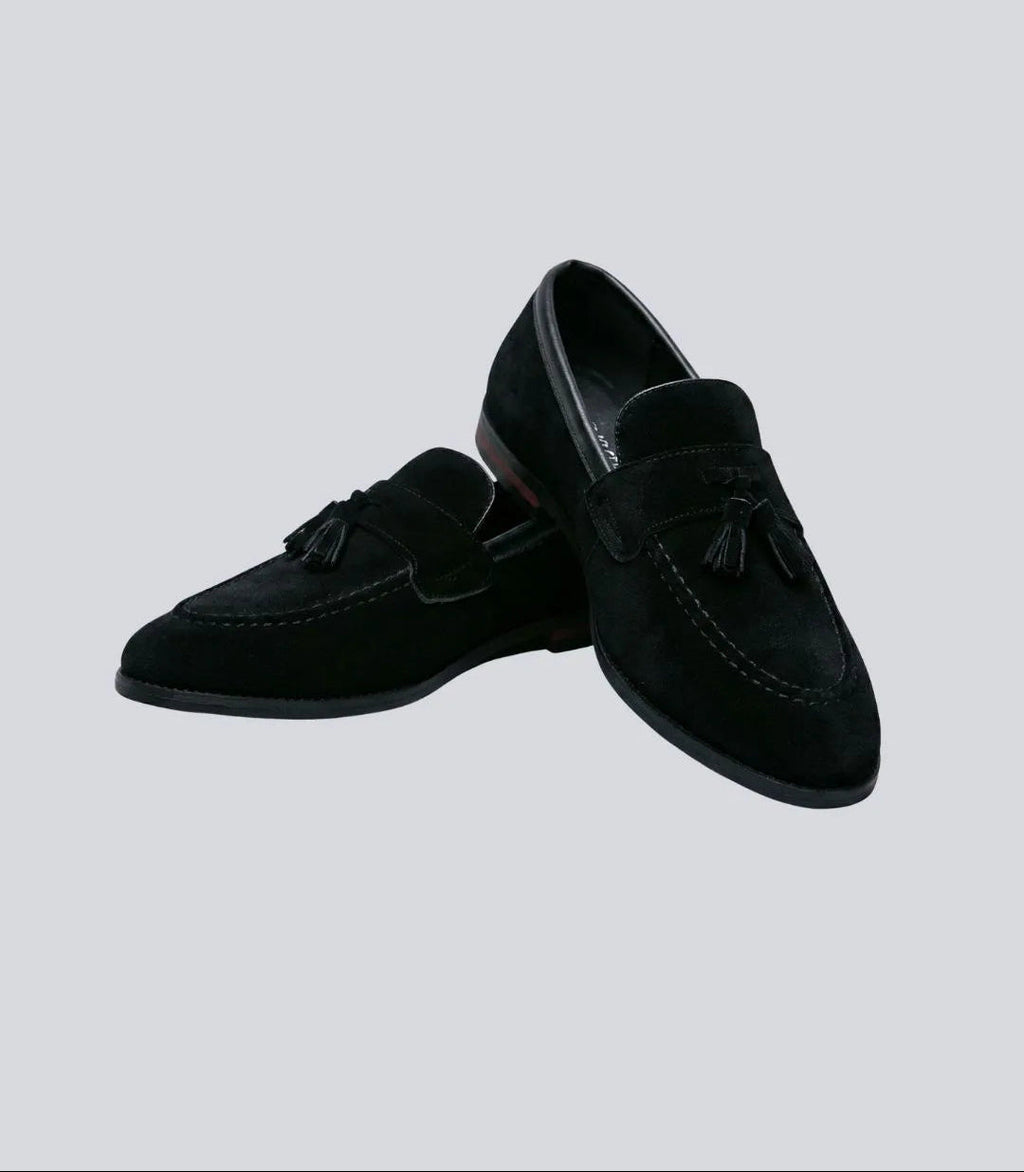 Mocassim Tassel Loafer de Camurça