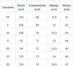 Polo Meio Zíper Texturizada