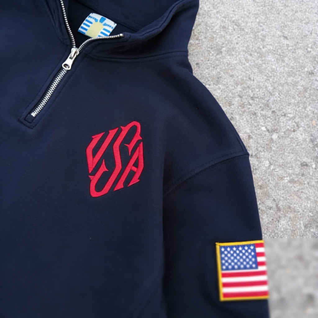 Moletom USA com Ziper