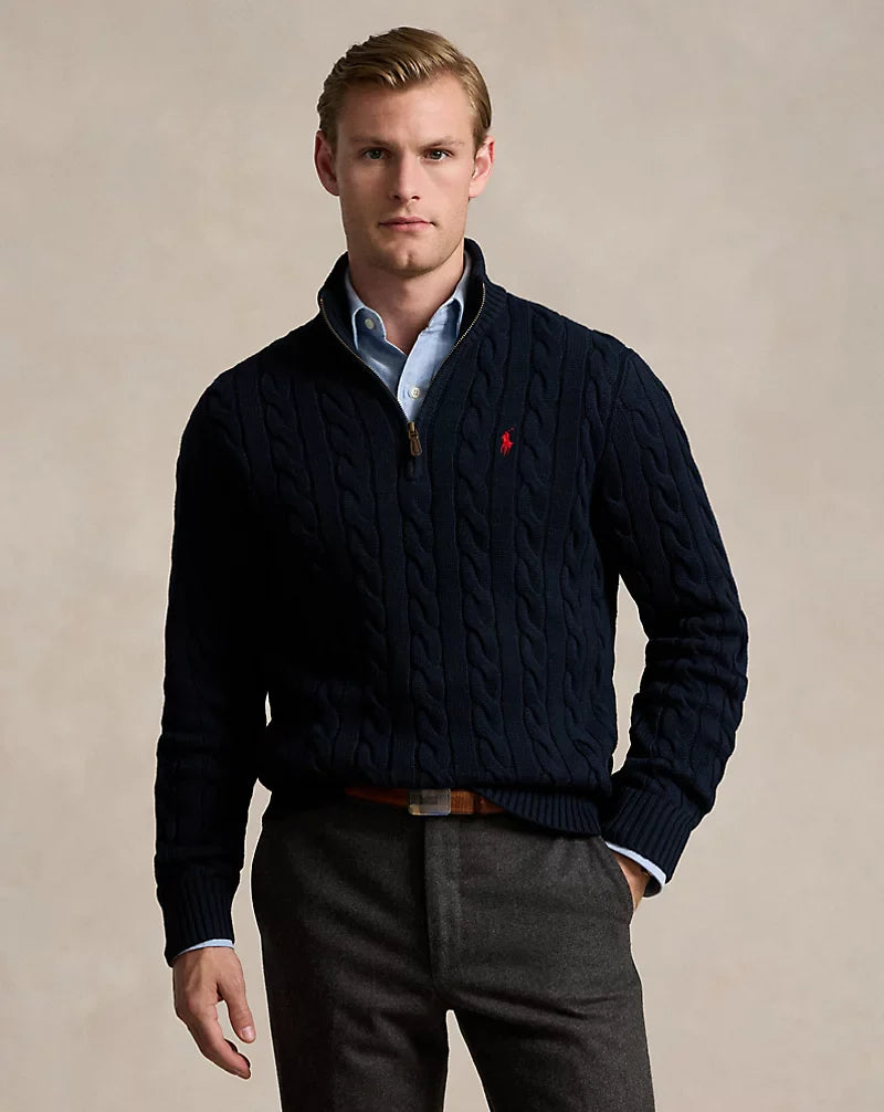 COMPRE 1 LEVE 2 - Suéter POLO RL tricô com zíper