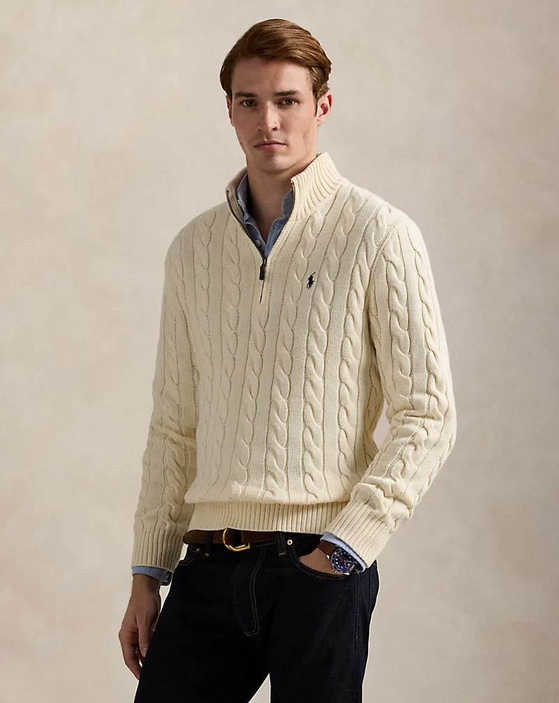 COMPRE 1 LEVE 2 - Suéter POLO RL tricô com zíper